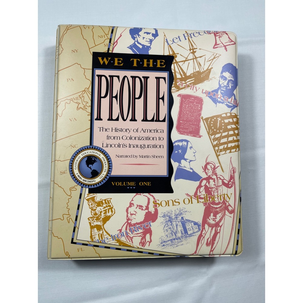 Vtg We the People‎ History of America From Colonization to Lincoln new Cassettes